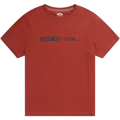 Abbigliamento Uomo T-shirts a maniche lunghe Animal Jacob Rosso