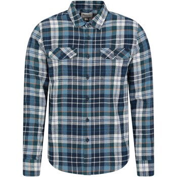 Abbigliamento Uomo Camicie maniche lunghe Mountain Warehouse Trace Blu