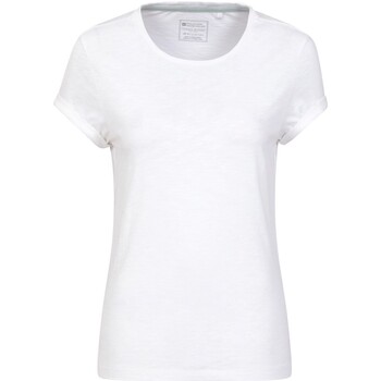 Abbigliamento Donna T-shirts a maniche lunghe Mountain Warehouse Bude Bianco