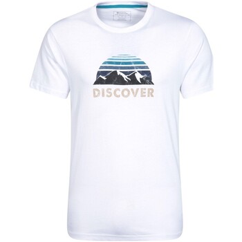 Abbigliamento Uomo T-shirts a maniche lunghe Mountain Warehouse Discover Bianco
