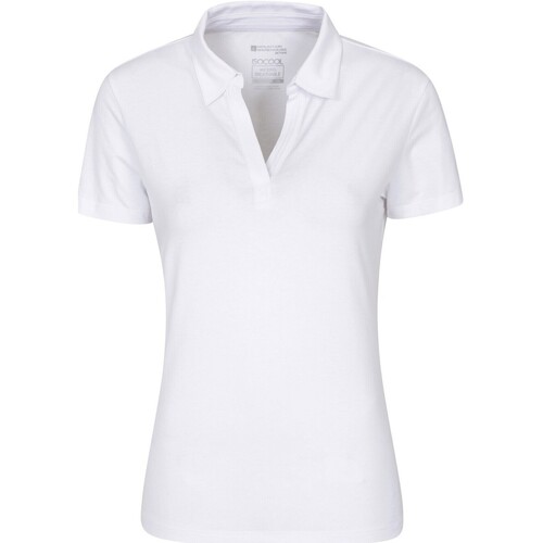 Abbigliamento Donna T-shirt & Polo Mountain Warehouse MW501 Bianco