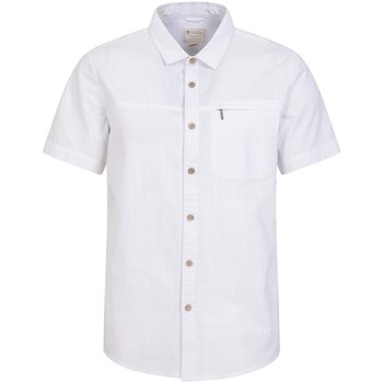 Abbigliamento Uomo Camicie maniche corte Mountain Warehouse Coconut Bianco