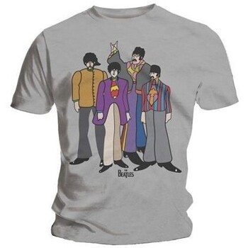 Abbigliamento T-shirts a maniche lunghe The Beatles Yellow Submarine Grigio