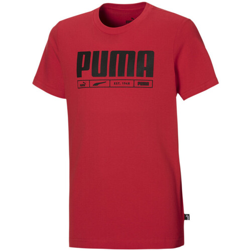 Abbigliamento Bambino T-shirt & Polo Puma 847373-03 Rosso