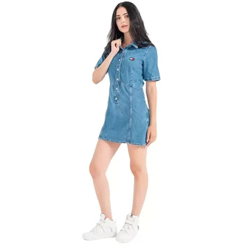 Abbigliamento Donna Vestiti Tommy Jeans Essentials Blu