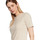 Abbigliamento Donna T-shirt maniche corte Calvin Klein Jeans Ribbed Beige