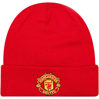 Accessori Uomo Berretti New-Era Core Cuff Beanie Manchester United FC Hat Rosso