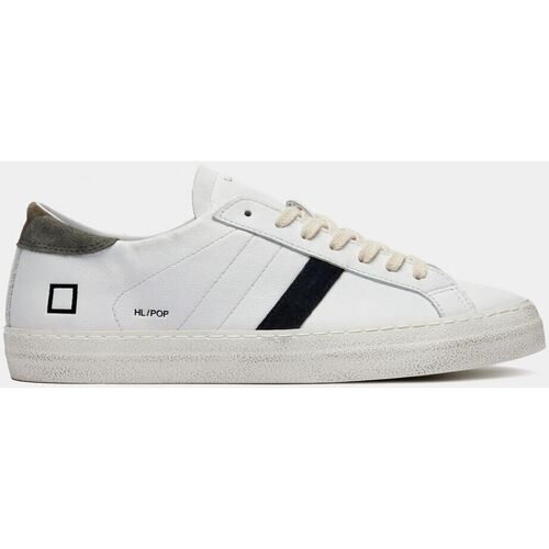 Scarpe Uomo Sneakers Date M391-HL-PO-IC HILL LOW POP-WHITE-CAMO Bianco