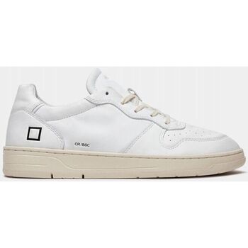 Scarpe Uomo Sneakers Date M391-CR-BA-WH COURT-WHITE Bianco