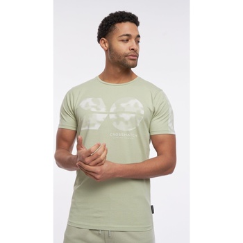 Abbigliamento Uomo T-shirts a maniche lunghe Crosshatch  Verde