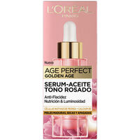 Bellezza Donna Idratanti e nutrienti L'oréal Age Perfect Golden Age Siero-olio Tono Rosa 