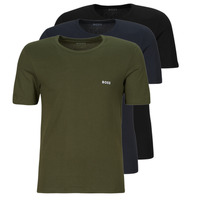 Abbigliamento Uomo T-shirt maniche corte BOSS TShirtRN 3P Classic Marine / Kaki / Nero