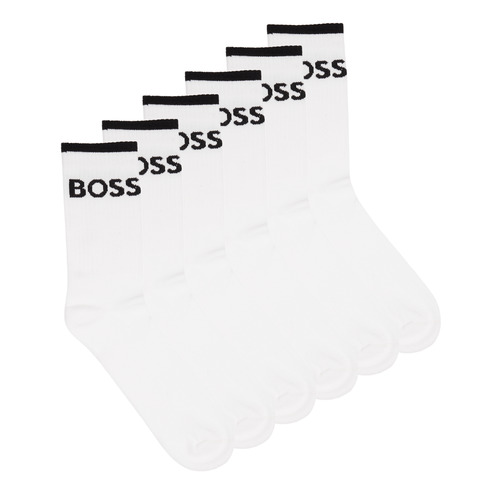 Accessori Uomo Calzini BOSS 6P QS Stripe CC Bianco