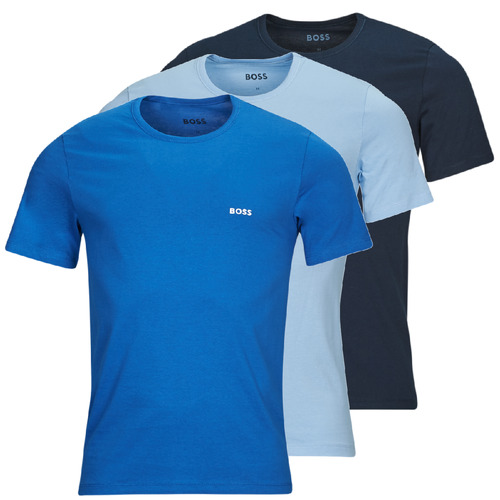 Abbigliamento Uomo T-shirt maniche corte BOSS TShirtRN 3P Classic Blu / Blu / Cielo / Marine