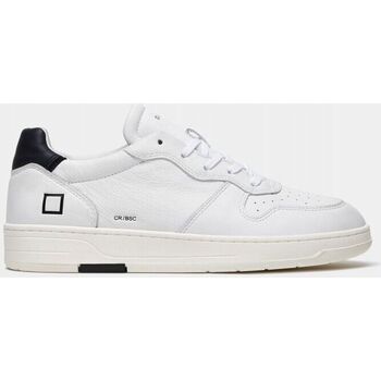 Scarpe Uomo Sneakers Date M391-CR-BA-WB COURT-WHITE/BLACK Bianco