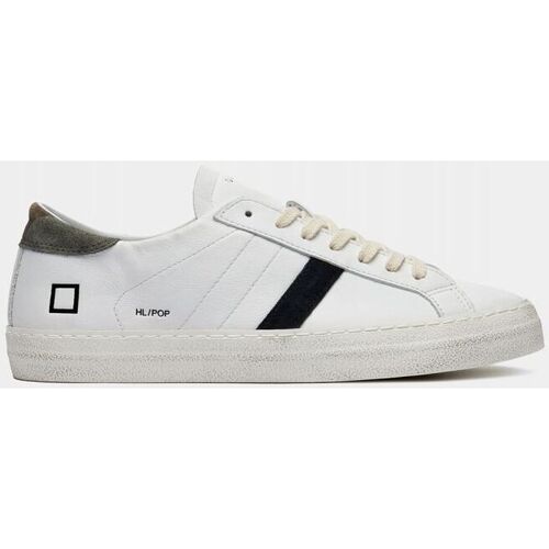 Scarpe Uomo Sneakers Date M391-HL-PO-IC HILL LOW POP-WHITE-CAMO Bianco