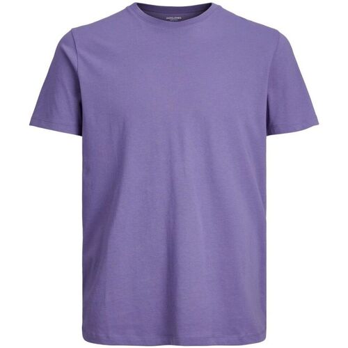 Abbigliamento Uomo T-shirt & Polo Jack & Jones 12156101 JJEORGANIC BASIC TEE-TWL PURPLE Viola