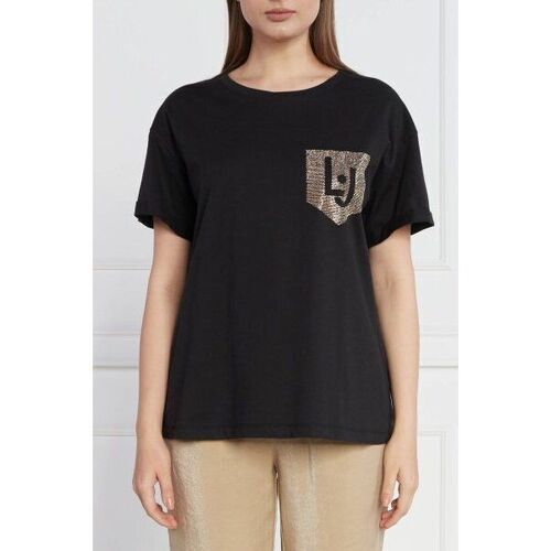 Abbigliamento Donna T-shirt & Polo Liu Jo WF3079 J5923-Q9744 Nero