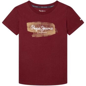 Abbigliamento Bambino T-shirt & Polo Pepe jeans  Rosso