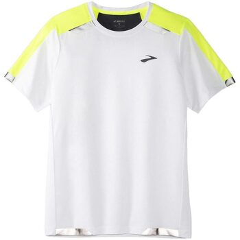 Abbigliamento Uomo T-shirt maniche corte Brooks RUN VISIBLE SHORT SLEEVE Bianco