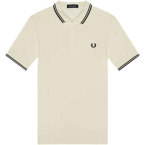 Abbigliamento Uomo T-shirt & Polo Fred Perry Fp Twin Tipped Shirt Beige