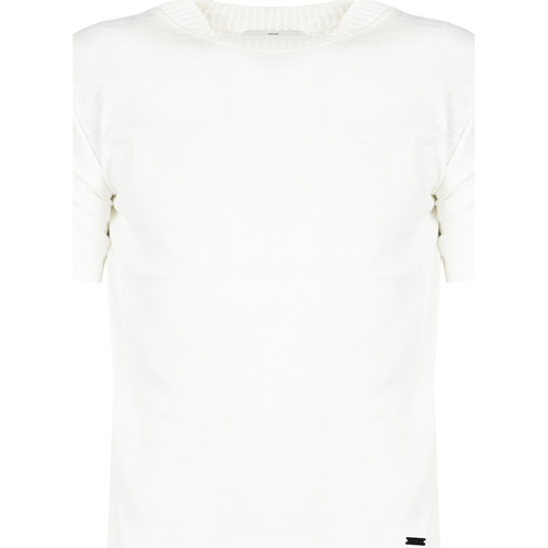 Abbigliamento Uomo T-shirt maniche corte Takeshy Kurosawa 82966 | Over Filo Bianco