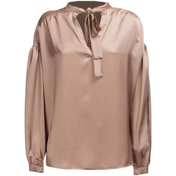 Abbigliamento Donna Camicie GaËlle Paris blusa raso beige Beige