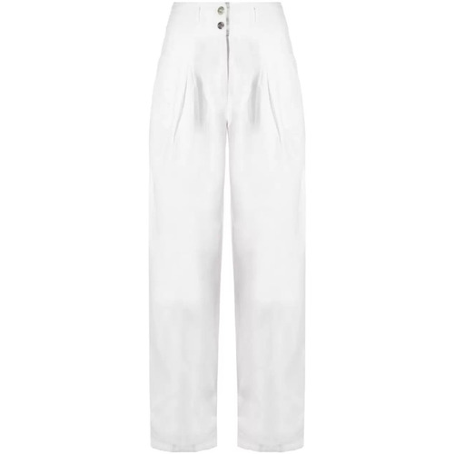 Abbigliamento Donna Jeans GaËlle Paris pantalone palazzo bianco Bianco