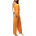 Abbigliamento Donna Pantaloni Isabelle Blanche pantaloni arancioni in raso Arancio