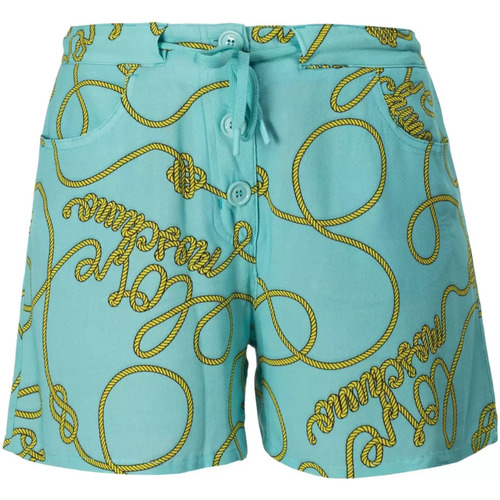 Abbigliamento Donna Shorts / Bermuda Love Moschino Love Moschino shorts viscosa Blu
