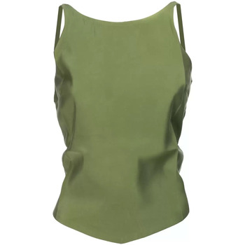 Abbigliamento Donna Top / T-shirt senza maniche Jijil top verde corto Verde