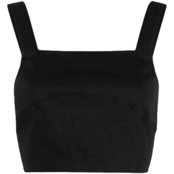 Abbigliamento Donna Top / T-shirt senza maniche Pinko crop top nero Nero