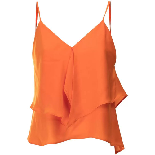 Abbigliamento Donna Top / T-shirt senza maniche Pinko top arancione Arancio