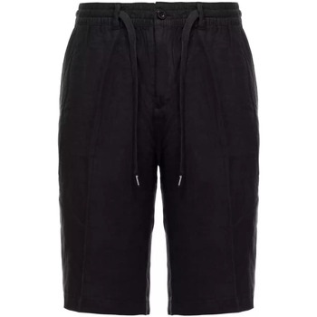 Abbigliamento Uomo Shorts / Bermuda John Richmond bermuda in lino  nero Nero