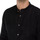 Abbigliamento Uomo Camicie maniche lunghe Outfit camicia coreana nera Nero