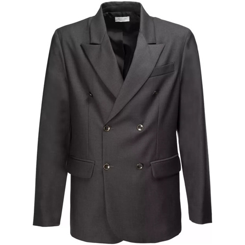 Abbigliamento Uomo Giacche Mood-One Mood One giacca doppiopetto grigia Grigio