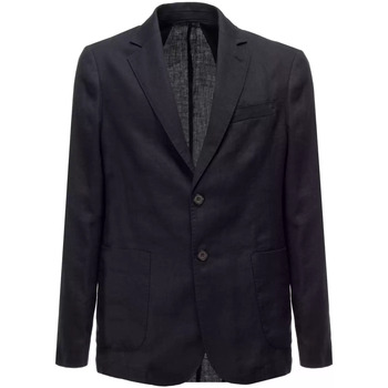 Abbigliamento Uomo Giacche Outfit giacca nera in lino Nero