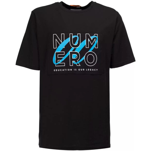 Abbigliamento Uomo T-shirt & Polo Numero 00 t-shirt nera Nero