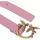 Accessori Donna Cinture Pinko cintura donna in pelle lilla e logo bronzo Viola