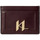 Borse Donna Portafogli Karl Lagerfeld portacarte marrone Saddle Marrone