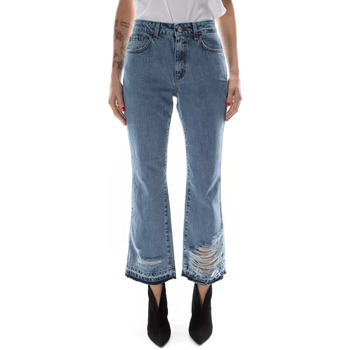 Abbigliamento Donna Jeans Jijil jeans vita alta chiaro con rotture Blu