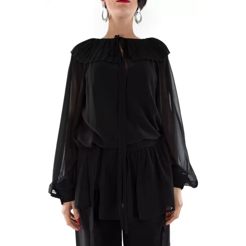 Abbigliamento Donna Top / T-shirt senza maniche Jijil blusa lunga donna nera Nero