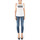 Abbigliamento Donna Top / T-shirt senza maniche Vans canotta donna flying muscle bianca Bianco
