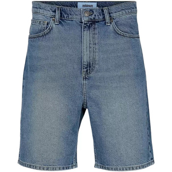 Abbigliamento Uomo Shorts / Bermuda Minimum bermuda jeans vintage washed Blu
