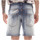 Abbigliamento Uomo Shorts / Bermuda Studio Homme bermuda in jeans chiaro Blu