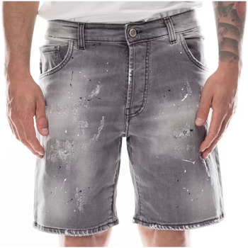 Abbigliamento Uomo Shorts / Bermuda Studio Homme bermuda in jeans grigio Grigio