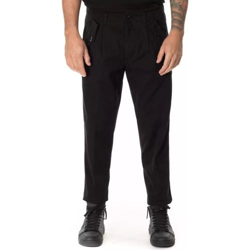 Abbigliamento Uomo Pantaloni Outfit pantalone chino nero Nero