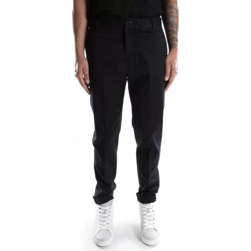 Abbigliamento Uomo Pantaloni Outfit pantalone tessuto nero uomo Nero
