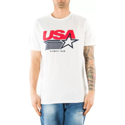 Abbigliamento Uomo T-shirt & Polo Eleven Paris t-shirt bianca usa olympic team Bianco