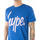 Abbigliamento Uomo T-shirt & Polo Hype t-shirt girocollo blu con logo rosa Blu